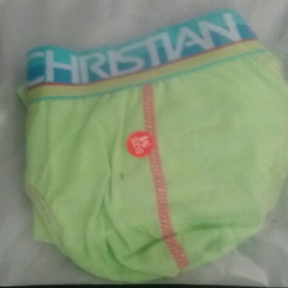 Andrew Christian Briefs Neon Green Small & Med NWT - Picture 3 of 4